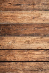 Naklejka premium Rustic wooden planks with natural textures and warm tones, perfect for backgrounds, designs, and creative projects.