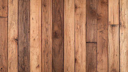 Close-up of rustic wooden planks with various shades and textures, showcasing natural wood grain patterns in a horizontal layout.