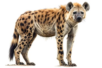 Obraz premium Striking Portrait of a Spotted Hyena in Natural Stance