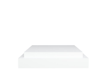 empty white box