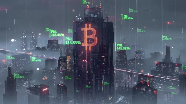 Bitcoin mining, short and long trades, rain of money
