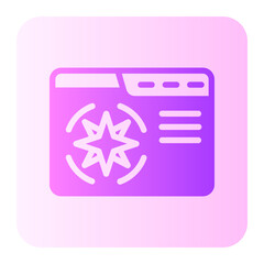 navigation gradient icon