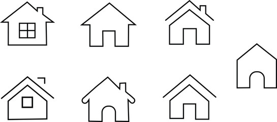 Web home icon for apps and websites, House icon, Home sign in circle or Main page icon. Home Flat Icon. Pixel Perfect. For Mobile and Web.