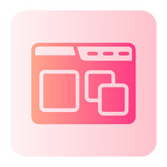 hamburger menu gradient icon
