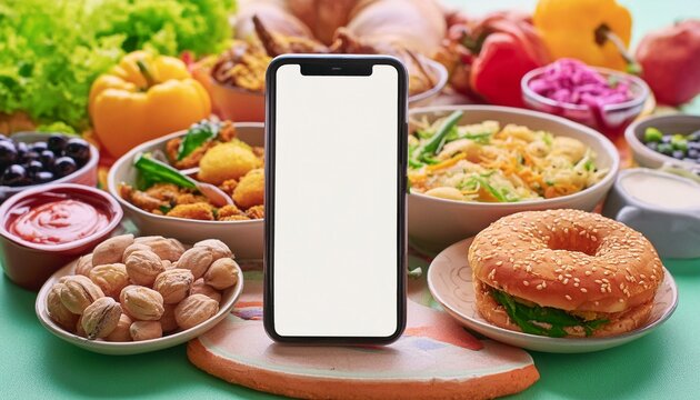  Modern food delivery mobile app  template