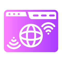 browser gradient icon