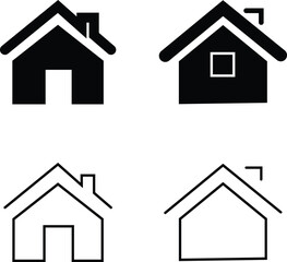 Web home icon for apps and websites, House icon, Home sign in circle or Main page icon. Home Flat Icon. Pixel Perfect. For Mobile and Web.