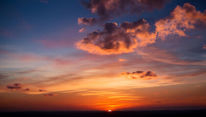 beautiful sunset breathtaking view sunset sky warm soothing colors