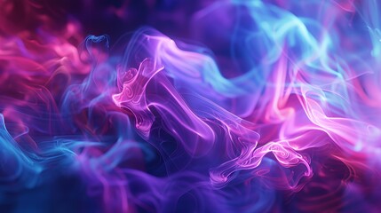Colorful abstract smoke swirls creating a vibrant and dynamic visual effect.