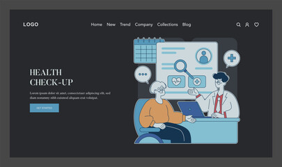 Health Prevention. Flat Vector Illustration