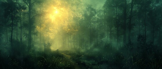 Mystical Forest, Enchanted Pathway