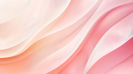 Abstract pink background with wavy lines, light white and fade orange style, flat view, vector illustration, simple, high resolution, minimalist background, bright and airy