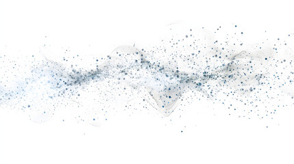 Abstract AI Algorithm Visualization on Clean White Background, Symbolizing Intricacies of Artificial Intelligence and Data Processing. 