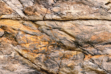 Beautiful grunge old stone background with dark cracks, great for your design and texture background. Horizontal image.
