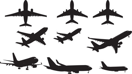 Airplane silhouette