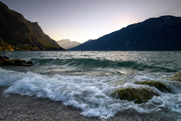 Landscape on Lake Garda, Italy