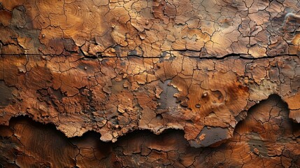 Fototapeta premium Rusty Art Piece with Fallen Leaves Pattern