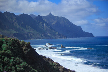View of the sea in Benijo, Tenerife