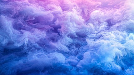Abstract Blue and Purple Smoke Background