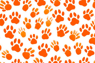 pet footprint pattern background