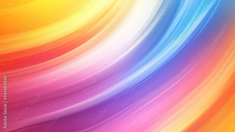 Aufkleber abstract background with a gradient from warm to cool tones, creating a harmonious and balanced visu