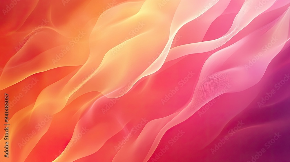 Aufkleber abstract background with a gradient from warm to cool tones, creating a harmonious and balanced visu