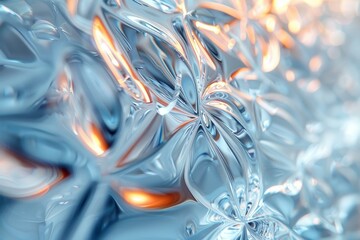 Fototapeta premium Mesmerizing Crystal Ice Abstract