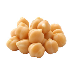 Chickpea, Besan, Kabuli Chana, Kala Chana, Garbanzo, Legume, Isolated on Transparent Background, Graphic Resource for Gourmet Advertising, Menu Design, Website Banners, Packaging