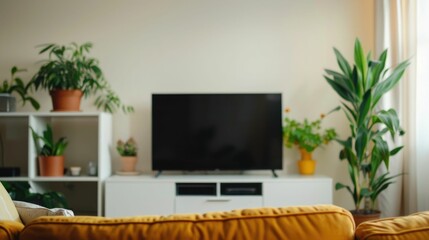 Family Setting Up TV and Entertainment Center in Dorm Room on Move In Day Cozy Leisure Time Setup with Deep Depth of Field