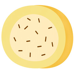 Cake roll icon.