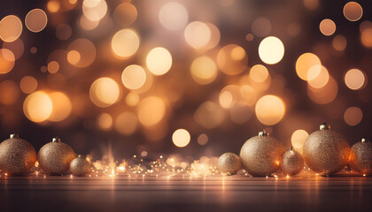 christmas bokeh festive background featuring bokeh lights creating warm ambiance
