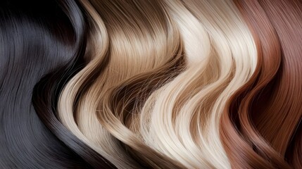Colorful Hair Extensions - Different Styles and Shades