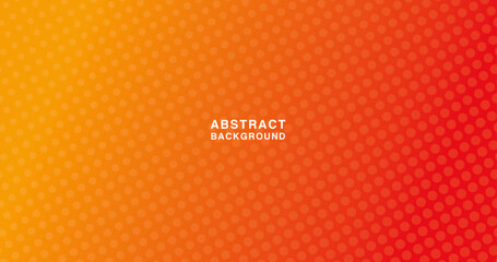 abstract gradient background red and orange, with color halftone effect
