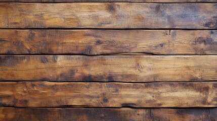 Naklejka premium Rustic wooden planks with deep grooves, knots, and natural imperfections, perfect for a farmhouse-style background