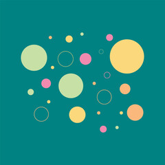 basick Abstract Dots Shape from backround