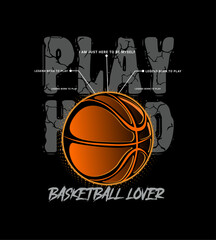 Basketball design, basketball level design, play hard, sport collection, sport design, sport icon, game.