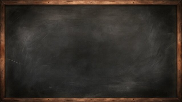 blackboard with chalk