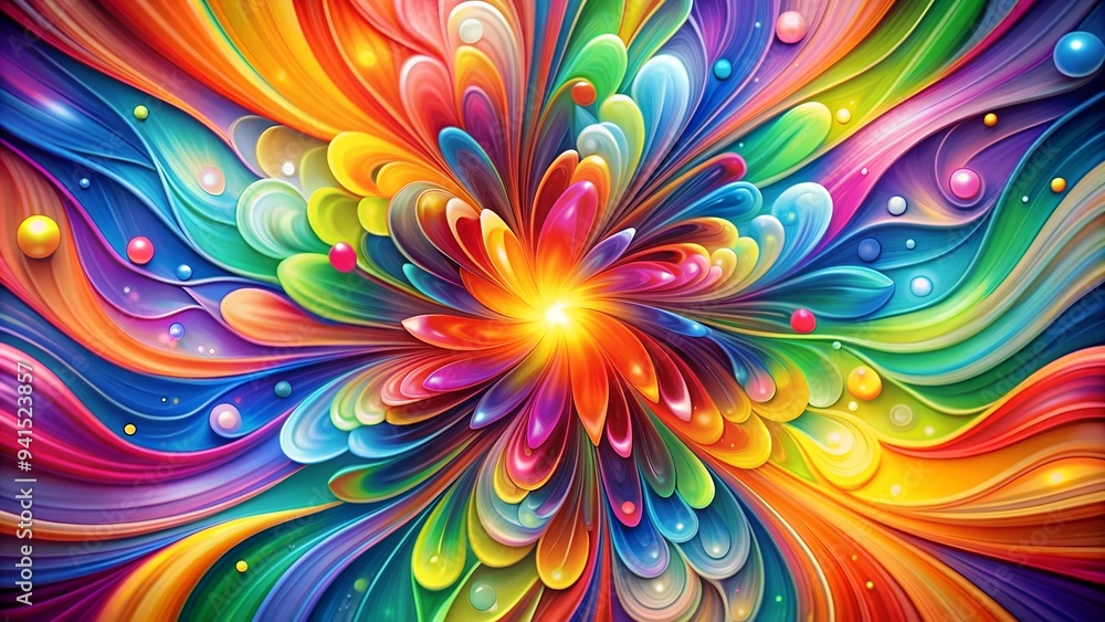 Aufkleber a colorful expression of unbridled enthusiasm generative ai