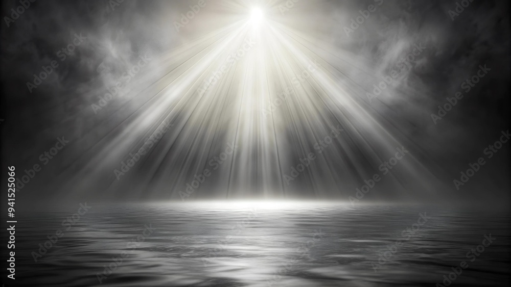 Aufkleber abstract canvas of light and shadow: a textured gradient of grunge and shine ai generated
