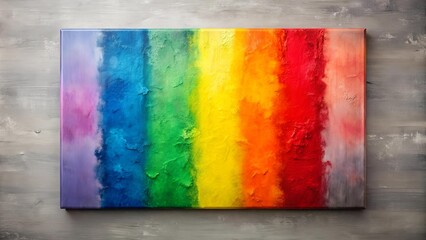 Obraz premium Vibrant Colors Reflecting the Spectrum of Identity Generative AI