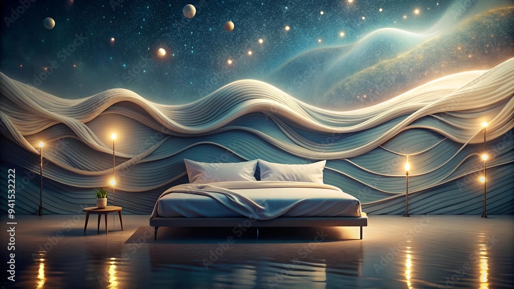 Poster a canvas of rest: depicting the serenity of sleep generative ai