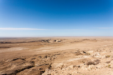 Karagiye depression view, Mangystau region, Kazakhstan