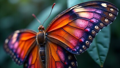 butterfly on a leaf