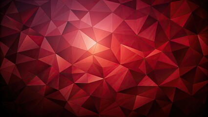 Obraz premium Polygonal abstract dark red background reflected, abstract, sophisticated, creative, contemporary, illustration, digital, texture, dark red, design, minimalistic, modern, elegant, pattern