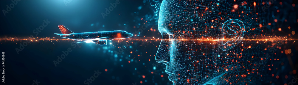 Poster photo realistic as ai predictive analytics and currency exchange concept as an ai predictive analyti