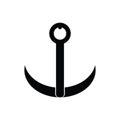 Anchor icon Logo Template vector illustration