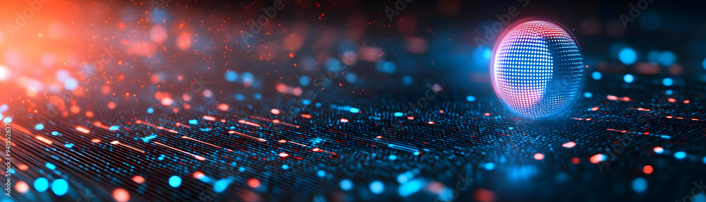 Aufkleber photo realistic as ai voice search and seo concept as an ai voice search icon paired with an seo ico