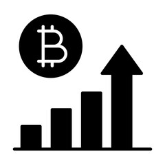  bitcoin glyph  icon