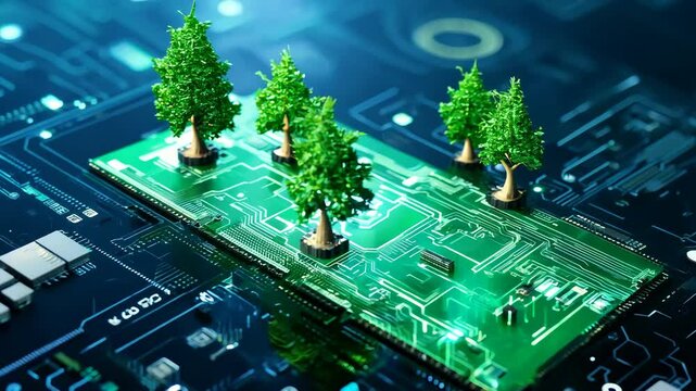 Innovative technology merges nature and circuitry for sustainability in urban environments