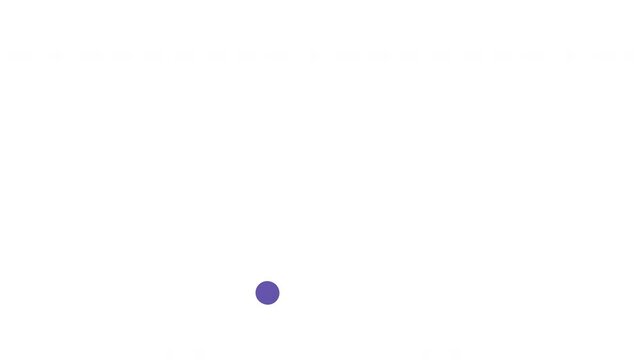 Purple circle with orange clock hand and smaller circle. Suitable for time management concepts, business graphics, creative designs, and educational materials.